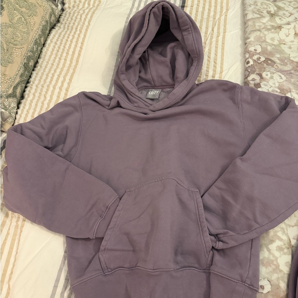 TNA Cozy Fleece Lounge Set​ . Hoodie is XS and pants are XXS